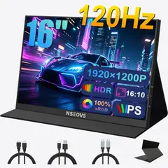 NSEOVS - Monitor Portátil Gamer 16'' 144Hz WUXGA