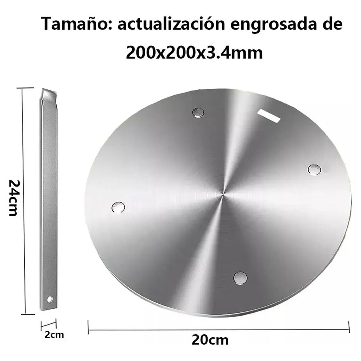 GENERICO - Placa De Conducción Calor Térmica Cocina De Inducción Sartén