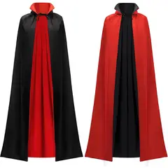 KUANGYE - Capa Disfraz De Vampiro Dracula Adulto Halloween 150cm