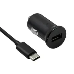 MOTOROLA - Cargador de auto 18W Turbo Power Tipo C Negro Nuevo