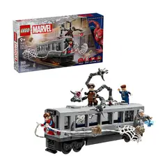 ANSALDO - SPIDER-MAN VS DOC OCK ESCENA DEL TREN SUBTERRANEO LEGO SUPER HEROES MARVEL
