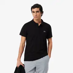 LACOSTE - Polera Hombre De Corte Regular De Algodón Negro