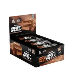 ATLHETICA NUTRITION - CAJA BARRAS DE PROTEÍNA BEST WHEY 15G - 12 UND - ATHLETICA NUTRITION - CHOCOLATE CROCANTE