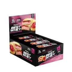 ATLHETICA NUTRITION - CAJA BARRAS DE PROTEÍNA BEST WHEY 15G - 12 UND - ATHLETICA NUTRITION - CHEESCAKE DE FRUTILLA