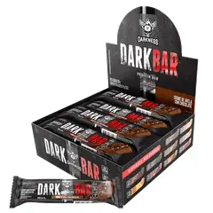 INTEGRALMEDICA - CAJA BARRAS DE PROTEÍNA DARK BAR 8 UND - DARKNESS - CREMA DE AVELLANA CON CHOCOLATE