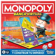 MONOPOLY - Juego de Mesa Hasbro Games Banco Virtual