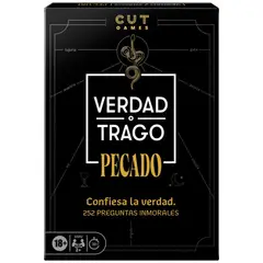 HASBRO GAMING - Juego de Cartas Truth or Drink Sin Edition