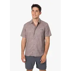 ANDESGEAR - Camisa Hombre Colico Ss Marrón