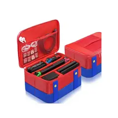 GENERICO - Estuche Funda Para Nintendo Switch / Oled Accesorios Viaje color Rojo