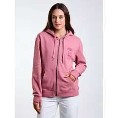 MAUI AND SONS - Poleron FZ Rosa Rosado Mujer