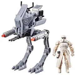STAR WARS - Vehículo con Figura ActionVerse AT-RT y Conductor Imperial