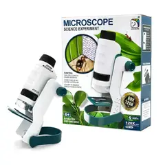 GENERICO - Juguete Microscopio Científico Lente 60-120 x