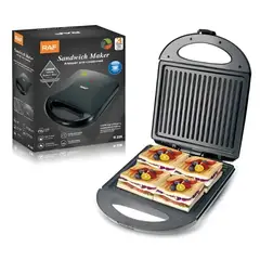 GENERICO - Sandwichera eléctrica tipo grill, tostador y plancha RAF