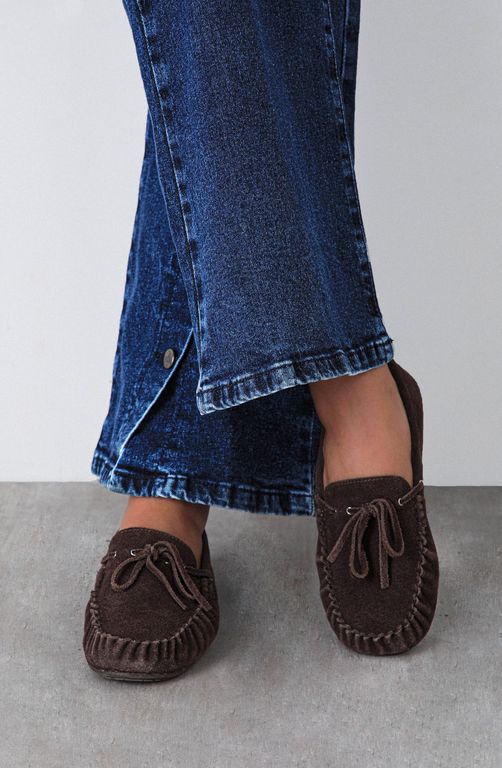 Mocasín Mujer Cuero