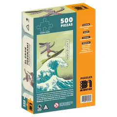 FRACTAL JUEGOS - Puzzle 500 pcs - El Gran Tusunami (31 Minutos)