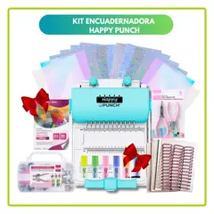 HAPPYPUNCH - KIT Encuadernadora Happy Punch + insumos 014