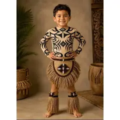 FECO - Polera Camiseta Malla Tatuaje Baile Pascuense Infantil