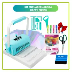 HAPPYPUNCH - KIT Encuadernadora Happy Punch + insumos 17