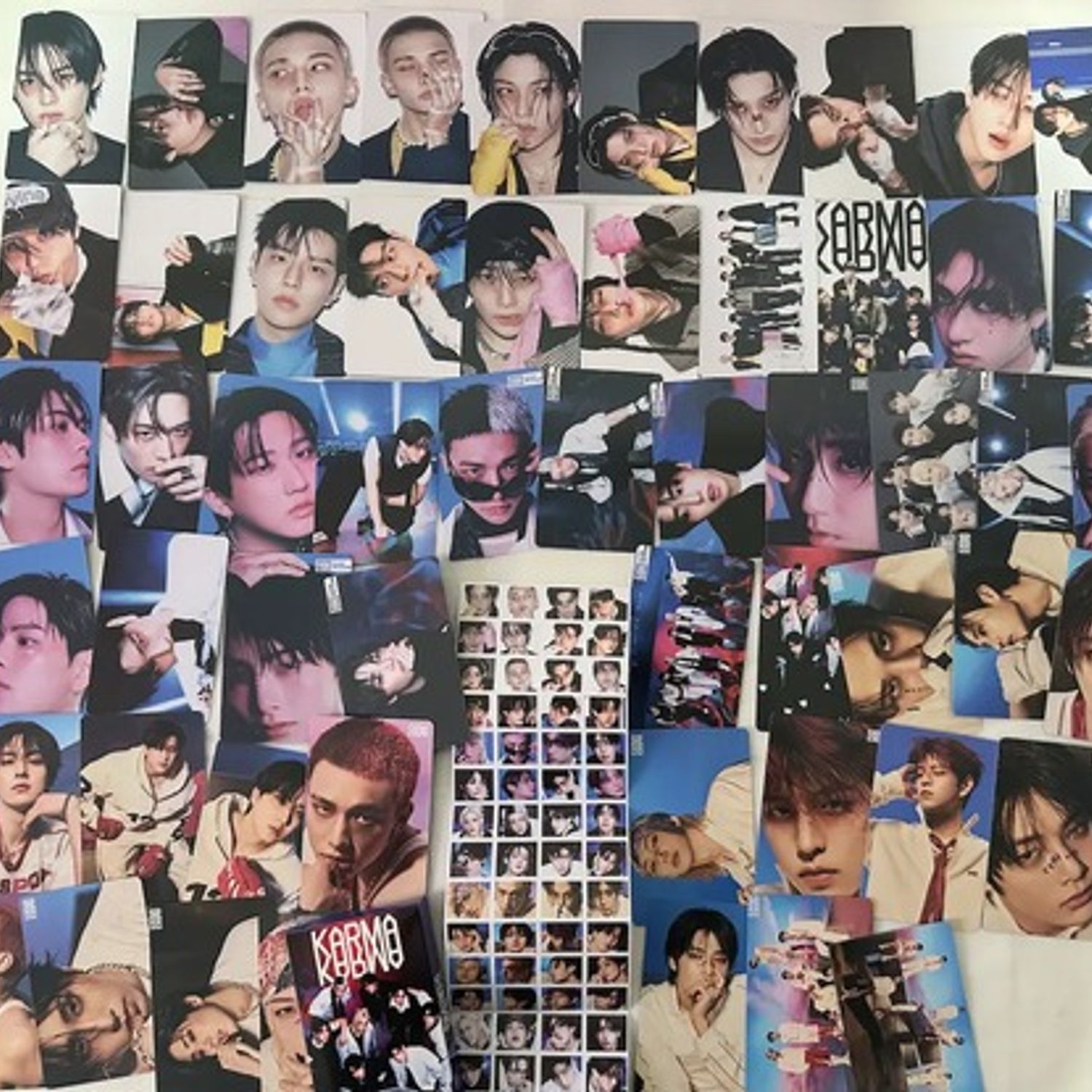 GENERICO Set 55 Lomo Cards Stray Kids + 72 Stickers Karma Kpop