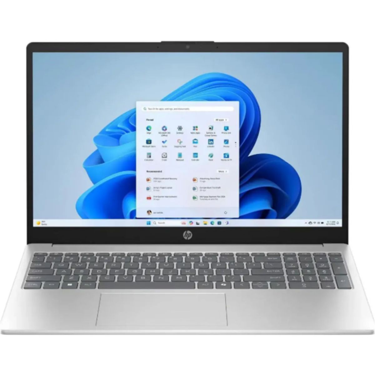 HP - Notebook HP 15.6" AI Laptop Intel Core Ultra 5 225U 8GB 512GB SSD Win 11 Silver