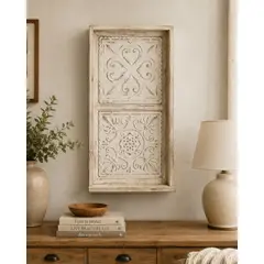 GENERICO - Repisa Mural Decorativa Vintage con Relieve