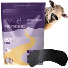 GENERICO - Tiras Nasales Parche Nasal - 30 Días - Dormir Mejor - viRa