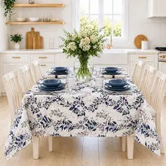 CAP DOR - Mantel Anti-manchas Rectangular Blue