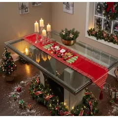 IRM - Camino De Mesa Navidad Caminos Mesas Adornos Navideños