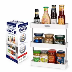 GENERICO - Organizador De Cocina 3 Niveles Rack Especiero Multiuso
