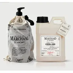 MARCHAND D AROMES - Refill Jabón Líquido Botellón + bolsa verbena & limón
