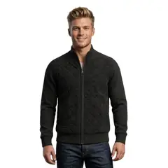LIKE SHOP - Chaqueta Hombre Tipo Chaleco Lana. Forro Peludo Interior 7277