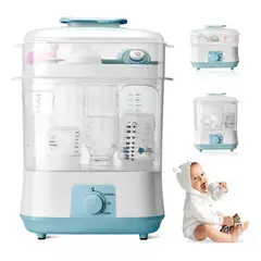 GENERICO - Esterilizador De Mamaderas A Vapor Con Secador 2 En 1