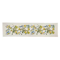 TUYO PRINT - Camino de mesa - Linet Natural - Lemon -