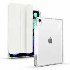 LINKON - Funda Carcasa Ipad 10 11 A16 Soporte Tapa Removible Color Cream White - Blanco
