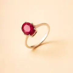 MERY SATT - Anillo de Rubi Natural en 6 grifas 16