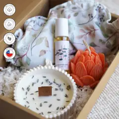 AMARU SKINCARE - Kit Bienestar Regalo Mujer Velas y Antifaz | Amaru