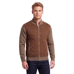 LOOK SHOP - Chaqueta Hombre Tipo Chaleco Lana. Forro Peludo Interior 7277