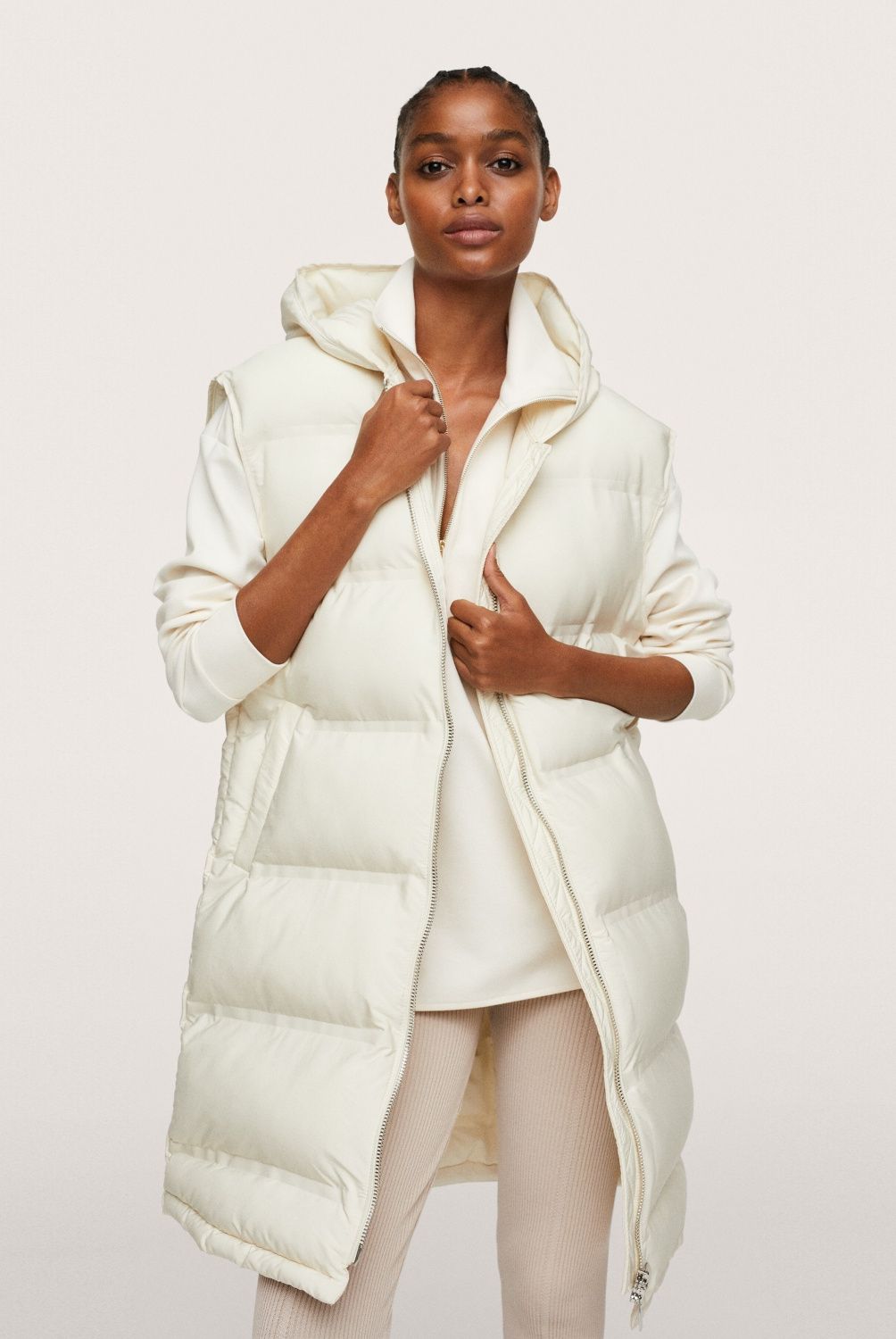 MANGO - Parka Acolchada Water-Repellent Aran Mujer