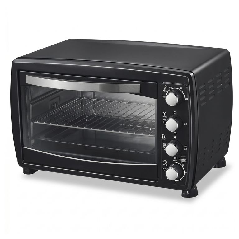Horno Electrico De Mesa 38 Litros 1600w Capacidad Familiar - Negro