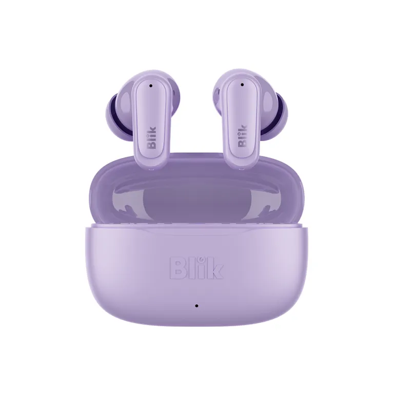 Audifonos Bluetooth Inalámbricos Air500 Lila 30 hrs