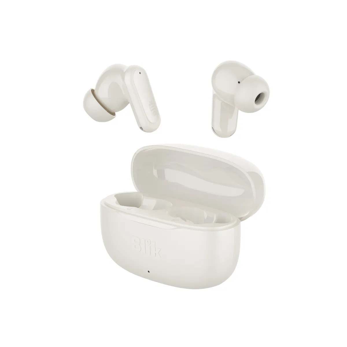BLIK - Audifonos Bluetooth Inalámbricos Blik Air500 Crema 30 hrs