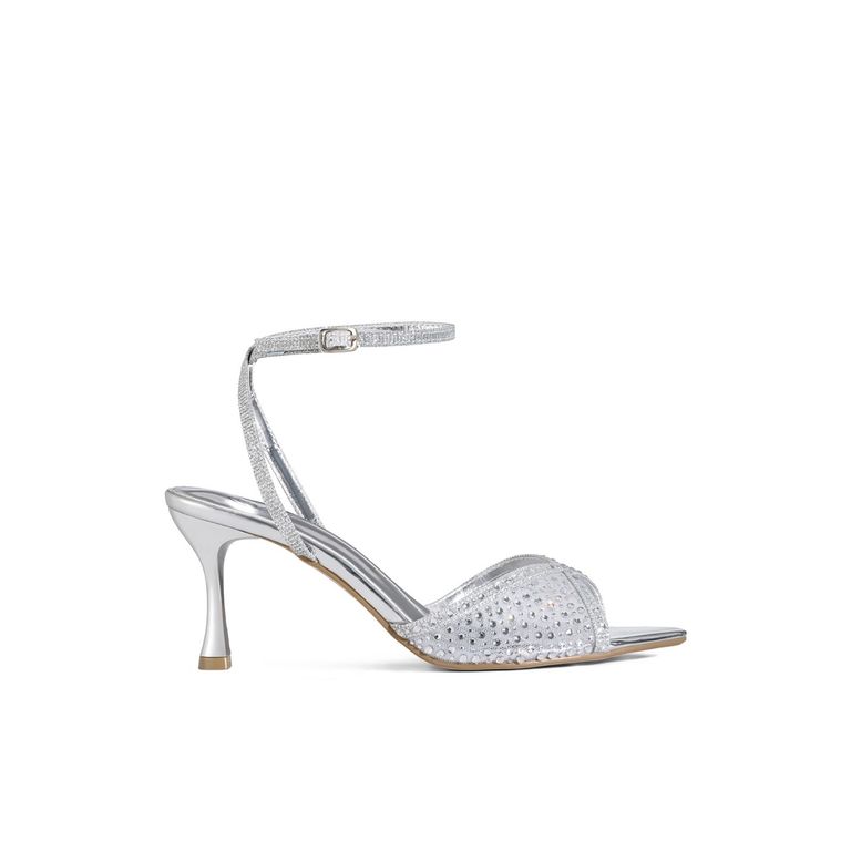 Sandalias Formal Malla PU Mujer Aguja QIU526
