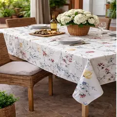 CAP DOR - Mantel Anti-manchas Rectangular Flores