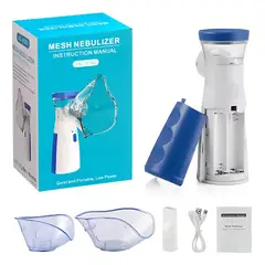 GENERICO - Nebulizador Mesh Portátil Silencioso USB Pilas JSL W302