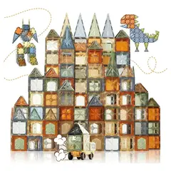 EVERSO - Juego De Bloques Magnéticos 3D 100 Piezas Para Niños