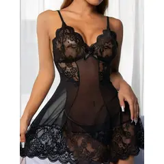 CAROLINE - Batita de lencería premium tallaje pequeño, elegante