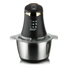 GENERICO - Procesador De Alimentos Raf Bowl De Aluminio 2 Velocidades Color Negro