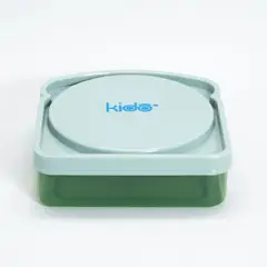 GENERICO - Tupper Porta Sandwich Escolar Kido Verde Sin BPA Contenedor