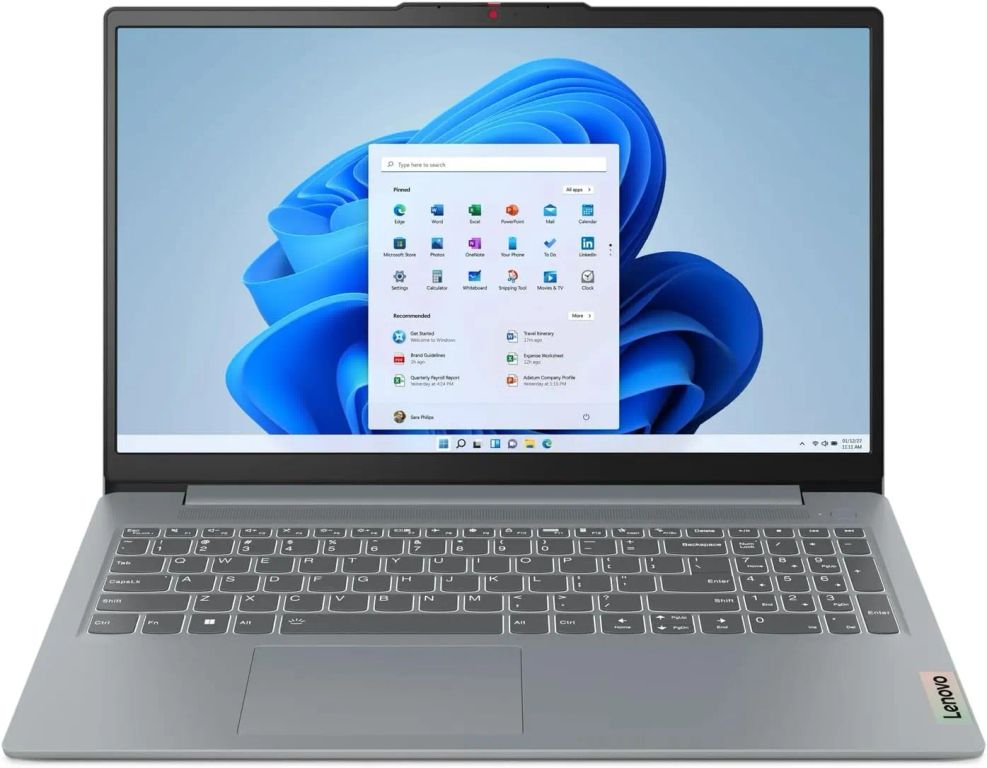 Notebook IdeaPad Slim 3i 15.6" Full HD Intel Core i3-N305 8GB 128GB UFS WIN 11.