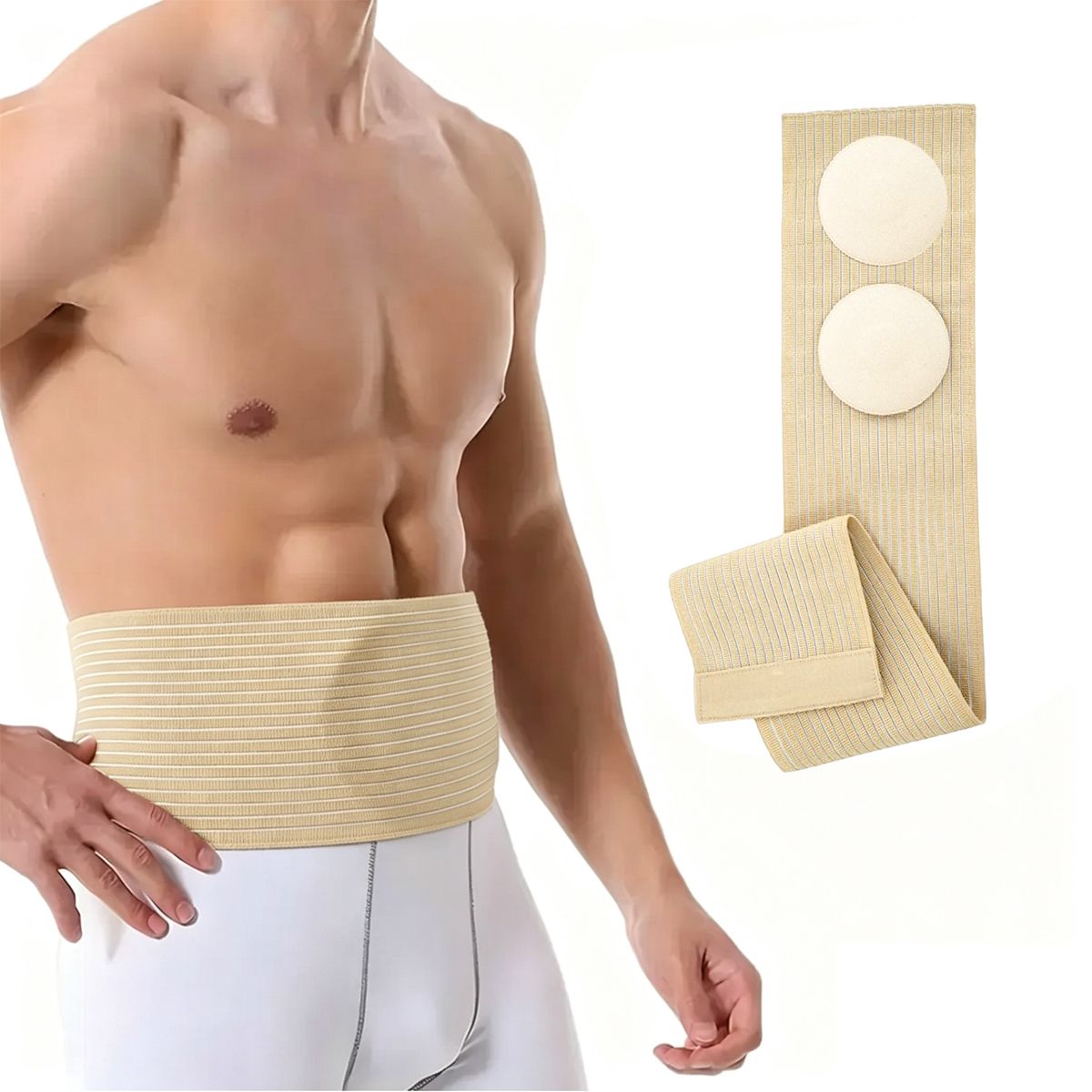 ATURE - Faja Hernia Umbilical Soporte Abdominal Para Adultos SM